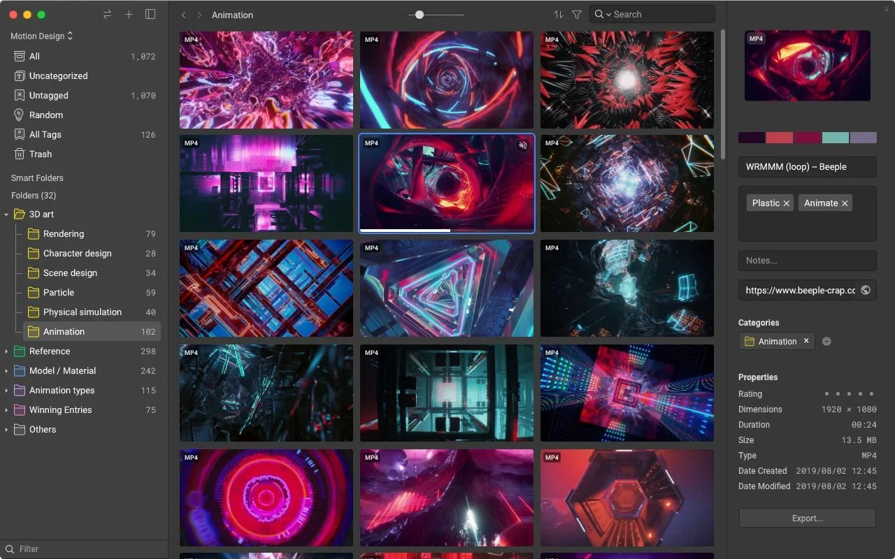 Image from Eagle - motion design management 